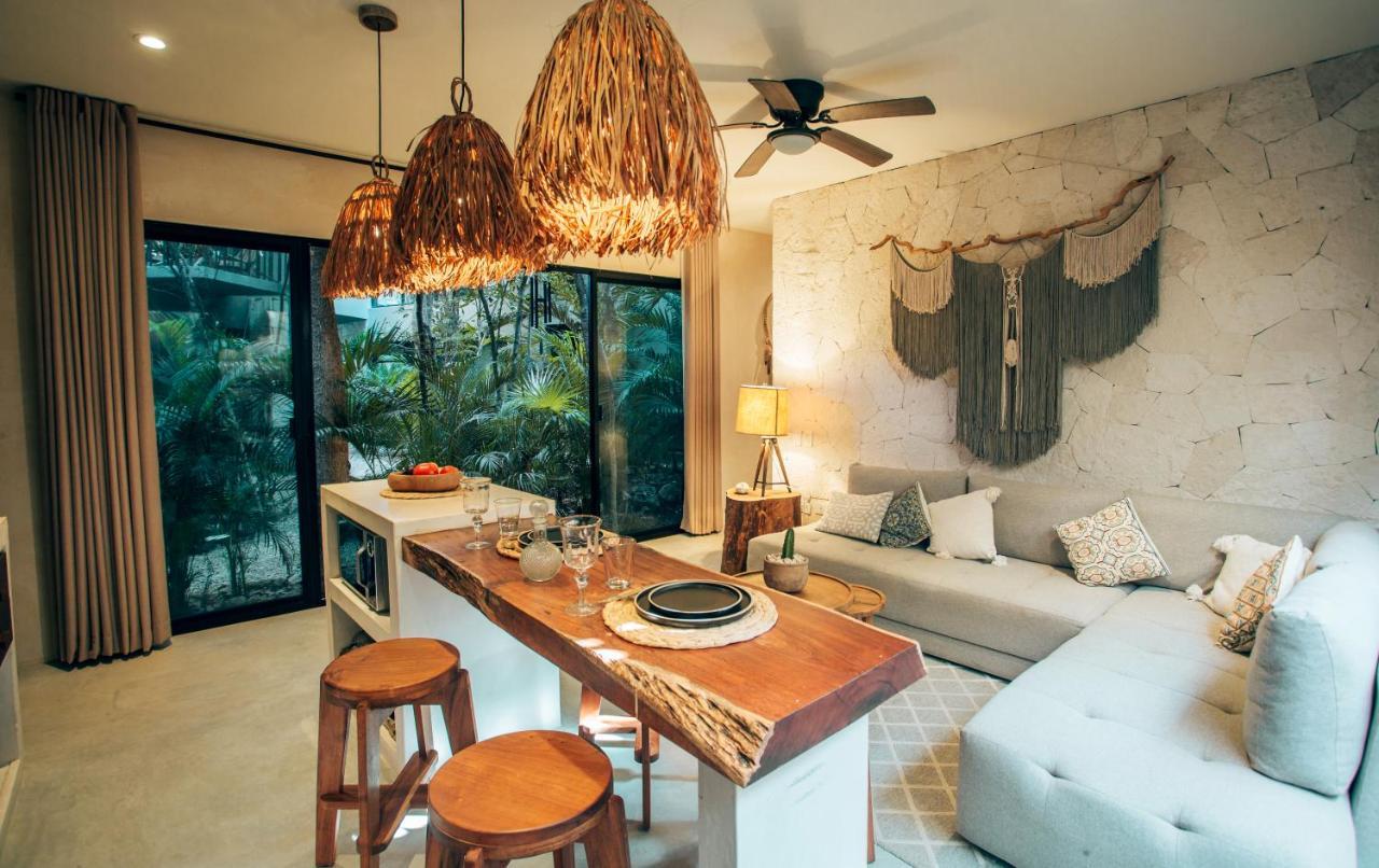 Vida Boho Apart 3 With Special Fee To Access Hotel Bardo Tulum Eksteriør billede